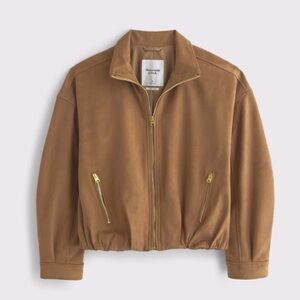 Abercrombie & Fitch Vegan Suede Jacket